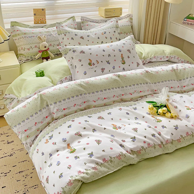 4 Pieces Bedding Set