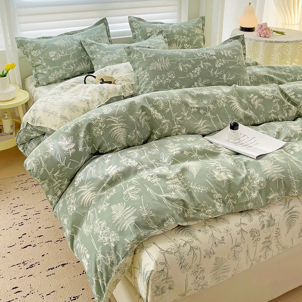 4 Pieces Bedding Set