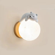 Charming Little Bear Moon Night Light