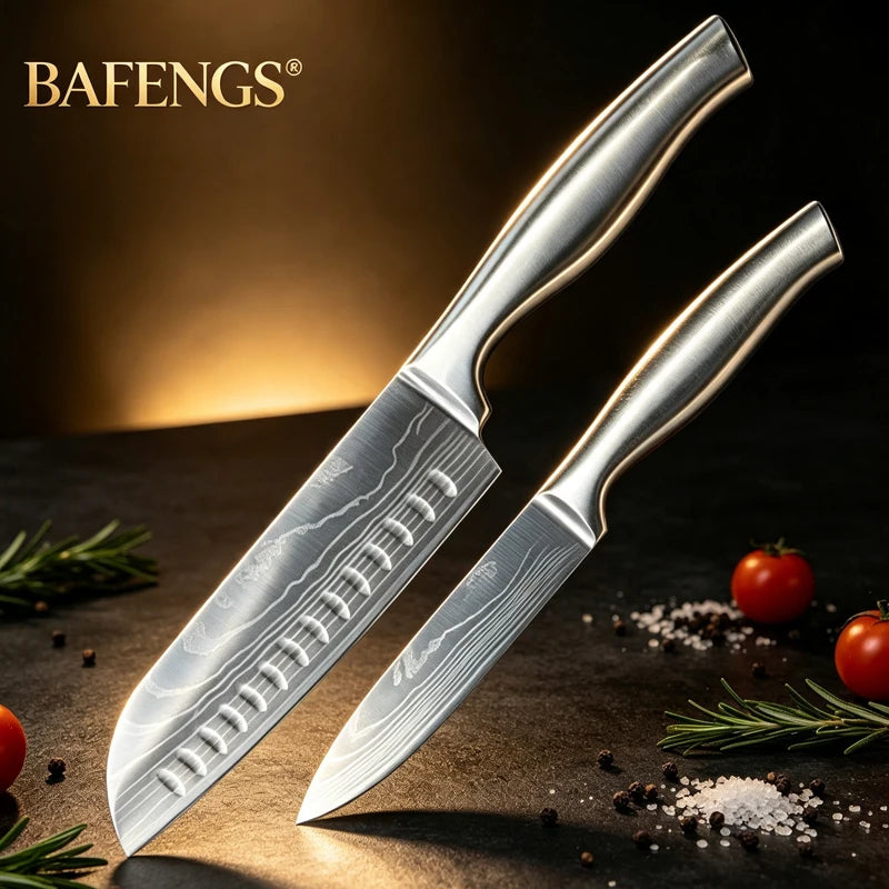 Stainless Steel Kitchen Knives & Sets