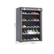 Spacious 4 and 6-layer Shoe Rack