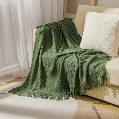 Luxe Knit Throw Blanket