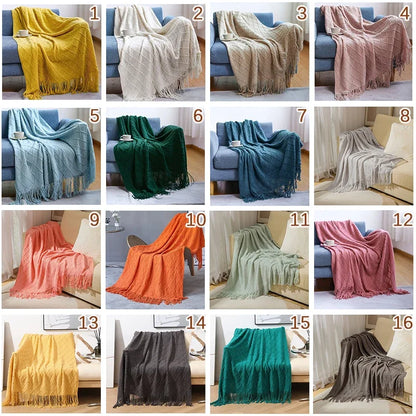 Luxe Knit Throw Blanket
