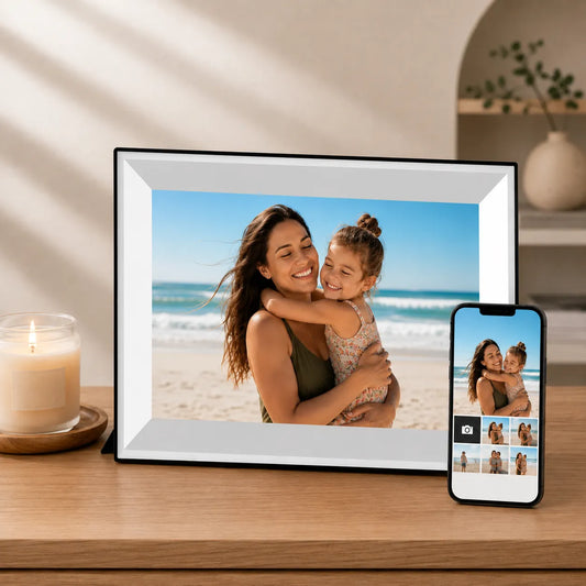10.1" Smart Wi-Fi Digital Photo Frame | HD IPS Touchscreen & 32GB Storage
