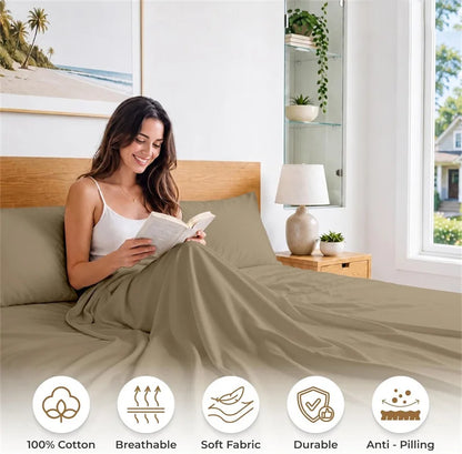 Egyptian Cotton Bed Sheet Set