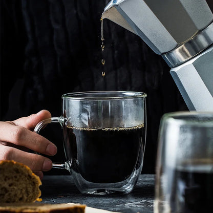 Double-Wall Glass Mug