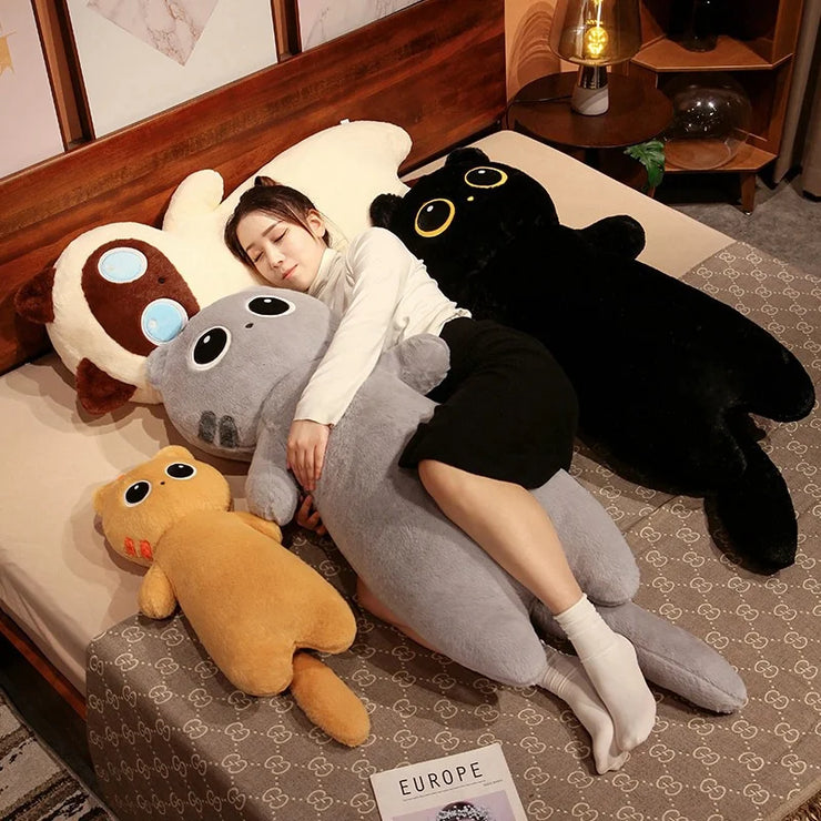 Adorable Hugging Cat Pillow