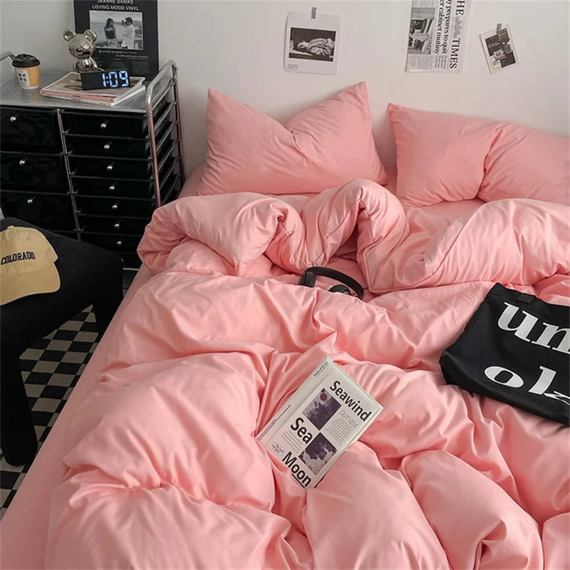 100% Washed Cotton Bedding Set