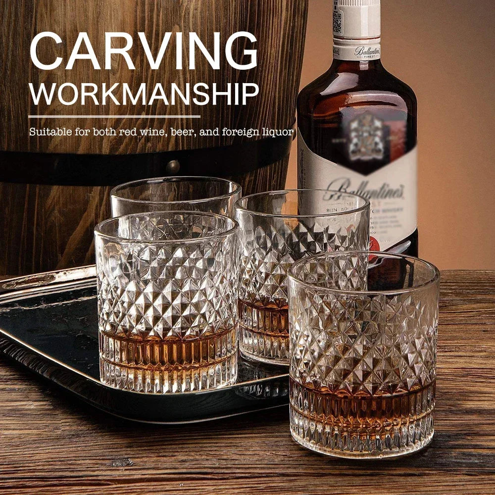 Premium Whiskey & Cocktail Drinking Glass
