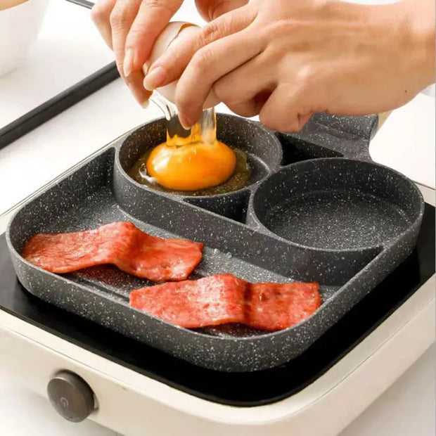 2/4-Hole Non-stick Frying Pan