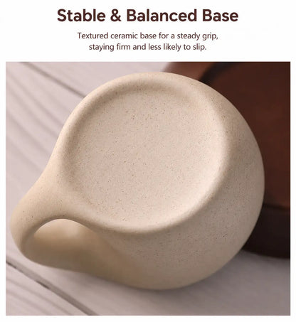 Ceramic Coffee Cup & Saucer Set