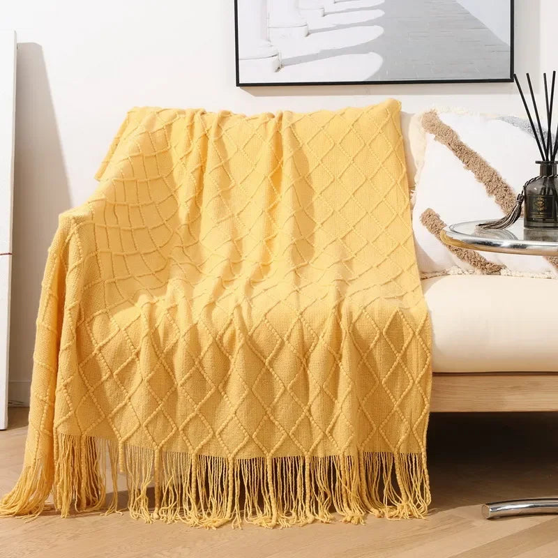 Luxe Knit Throw Blanket