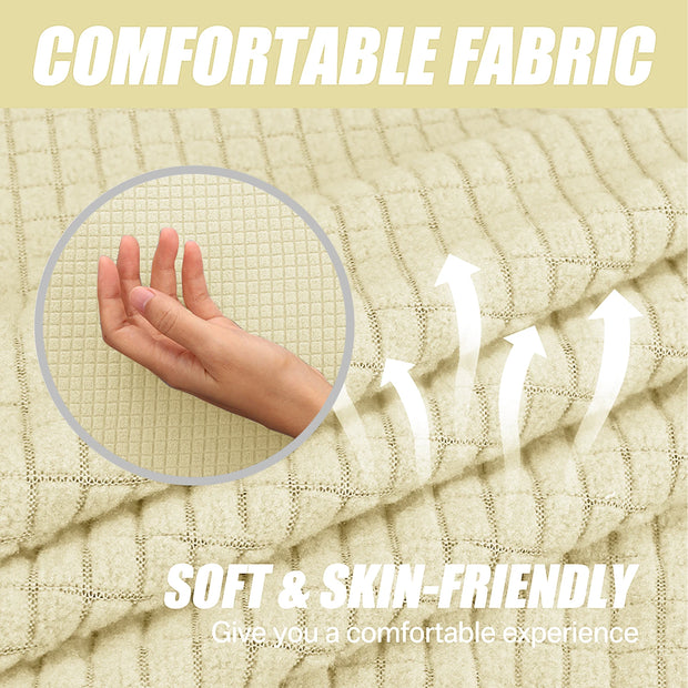 Stretch Jacquard Sofa Cover – 1/2/3/4 Seaters + Cushion Covers.