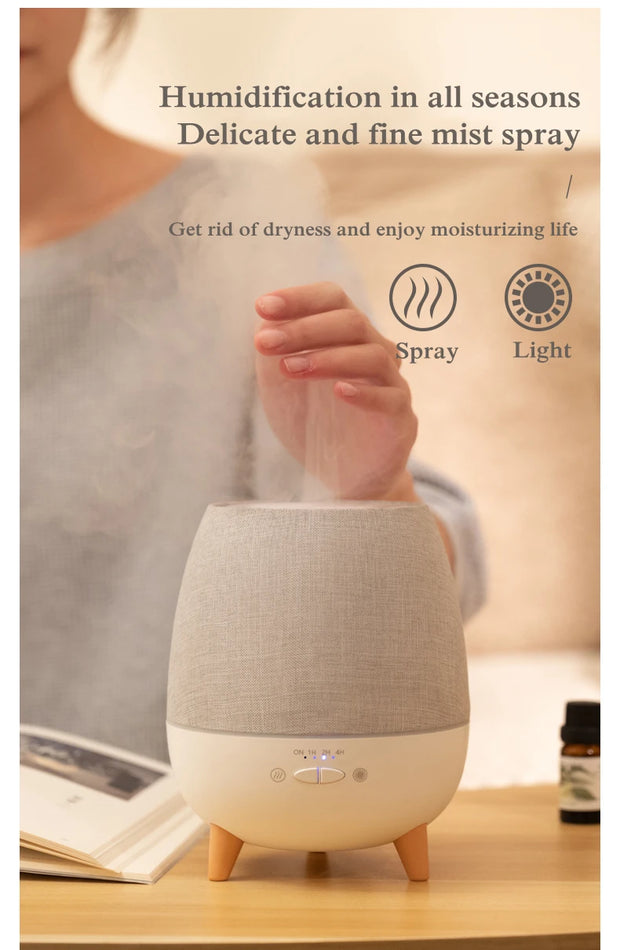 Humidifier and Essential Oil Diffuser with Remote Control