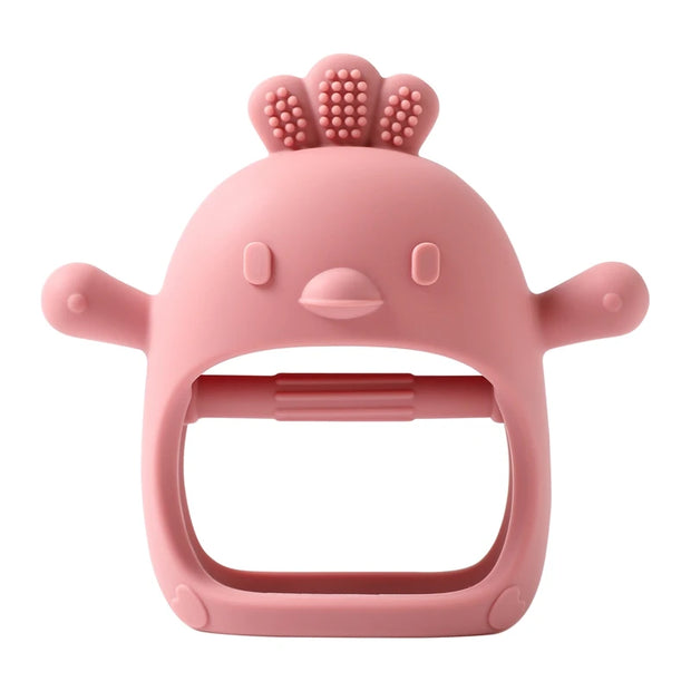 1pc Baby Silicone Teether Glove Shaped