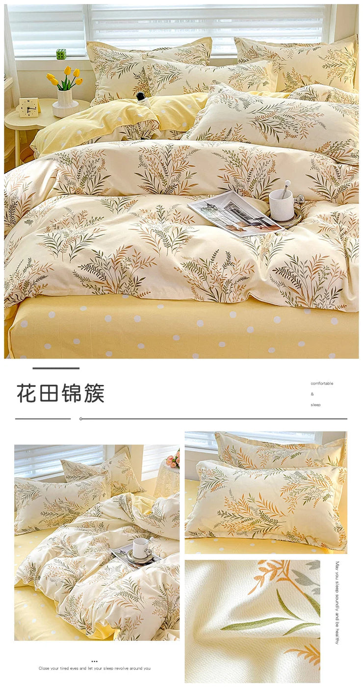 4 Pieces Bedding Set