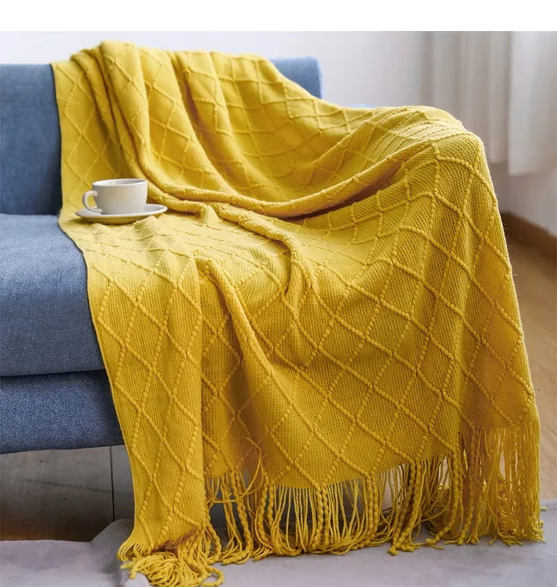 Luxe Knit Throw Blanket